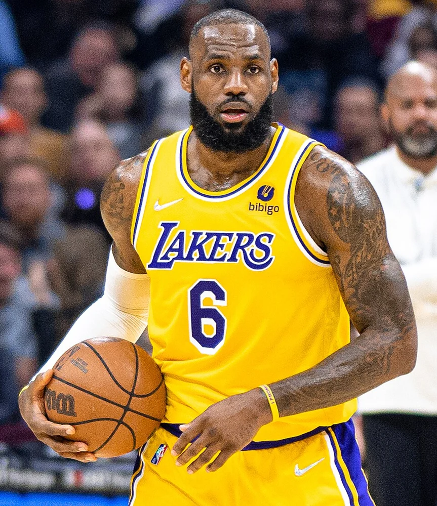 Portrait of LeBron James