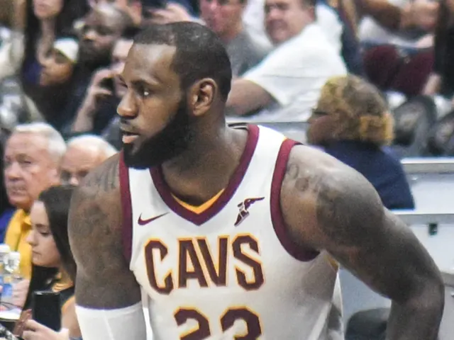 Portrait of LeBron James
